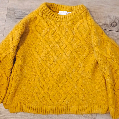 Zara mädchen pullover gelb - zara,