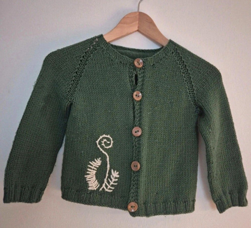 Kinder strickjacke grün 100 - kinder, 100%
