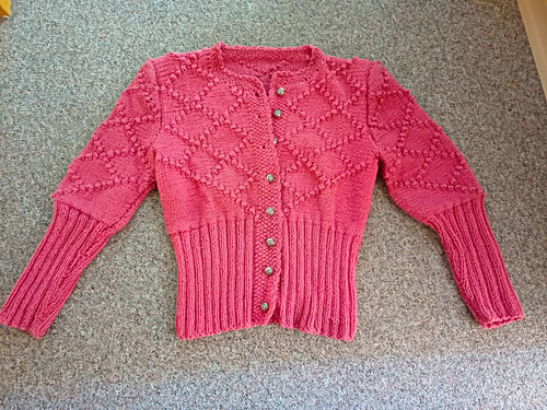 Trachten strickjacke rosa - trachten,