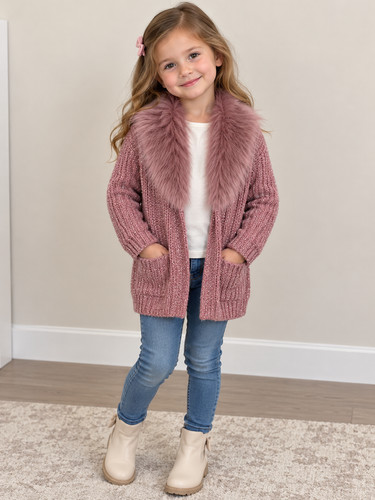 Glitzernder strickmantel von - glitzernder,