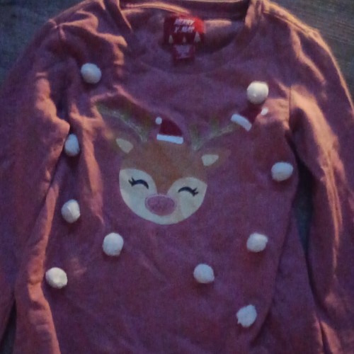 Mädchen pullover rosa - pullover, reh
